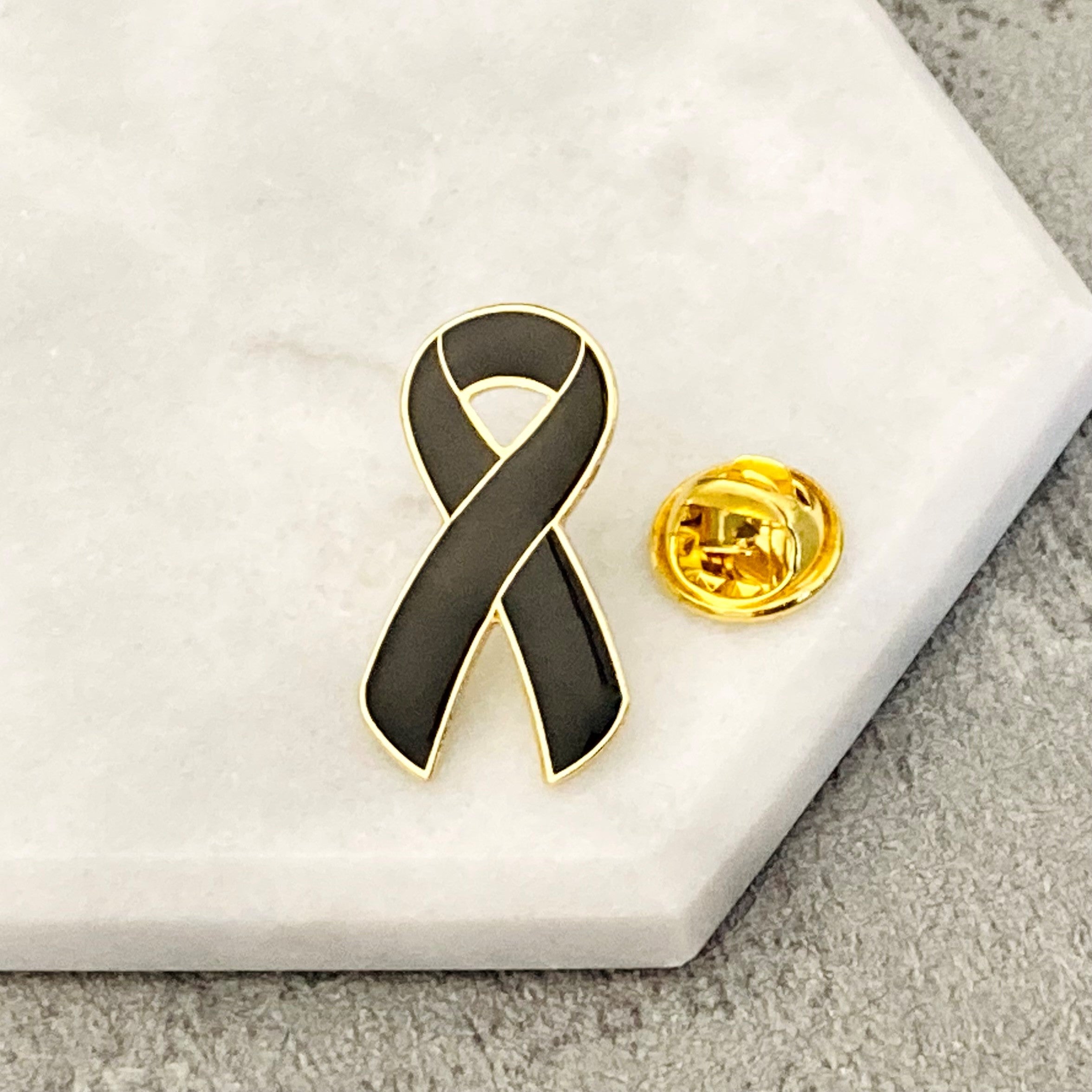 Melanoma Skin Cancer Black Awareness Ribbon with Dove Support Hope Believe  18MM - 20MM Snap Jewelry Charm