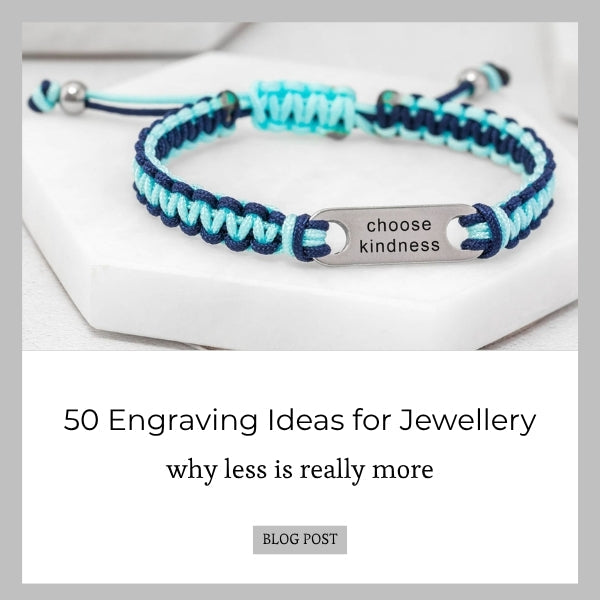 50 Engraving Ideas for Jewellery