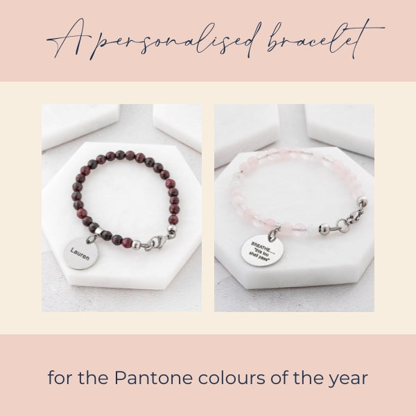 A Personalised Bracelet That Reflects The Pantone Colours of the Year