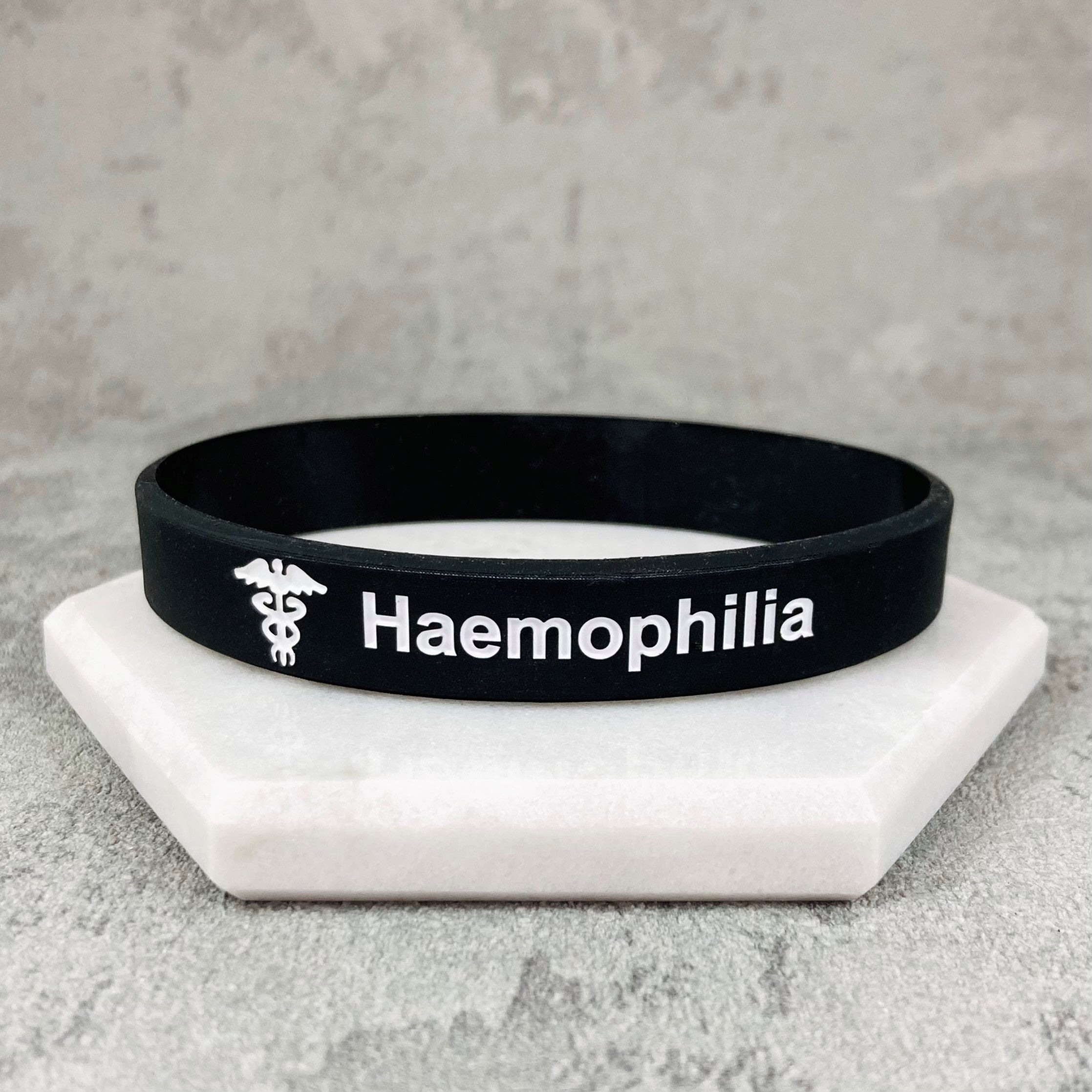 Haemophilia medical alert bracelet