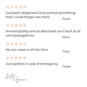 Reviews of a product with star ratings and names on a white background