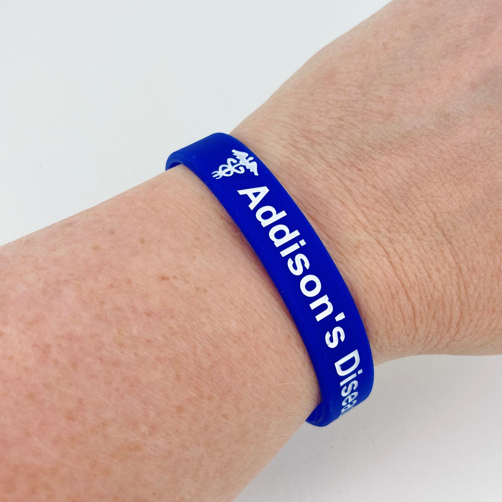 addison's disease wristbands blue unisex