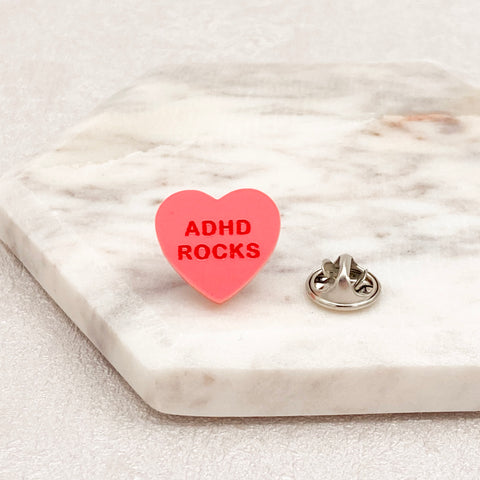 adhd rocks pin gift affirmation positive