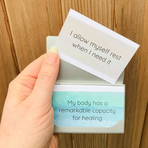 affirmation cards for mental health positive