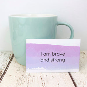 affirmation cards for mental health strong