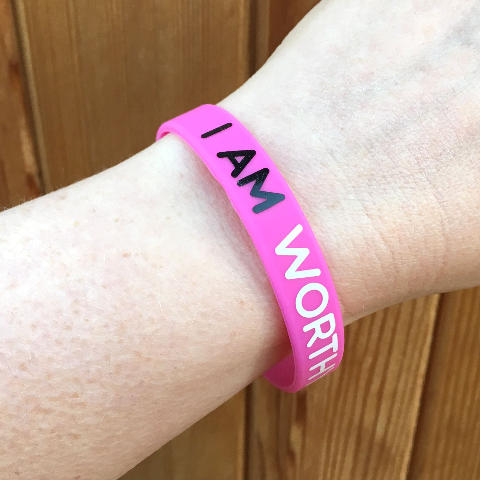 affirmation wristbands worthy positive