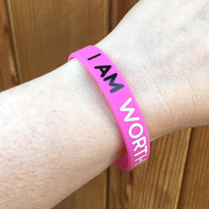 affirmation wristbands worthy