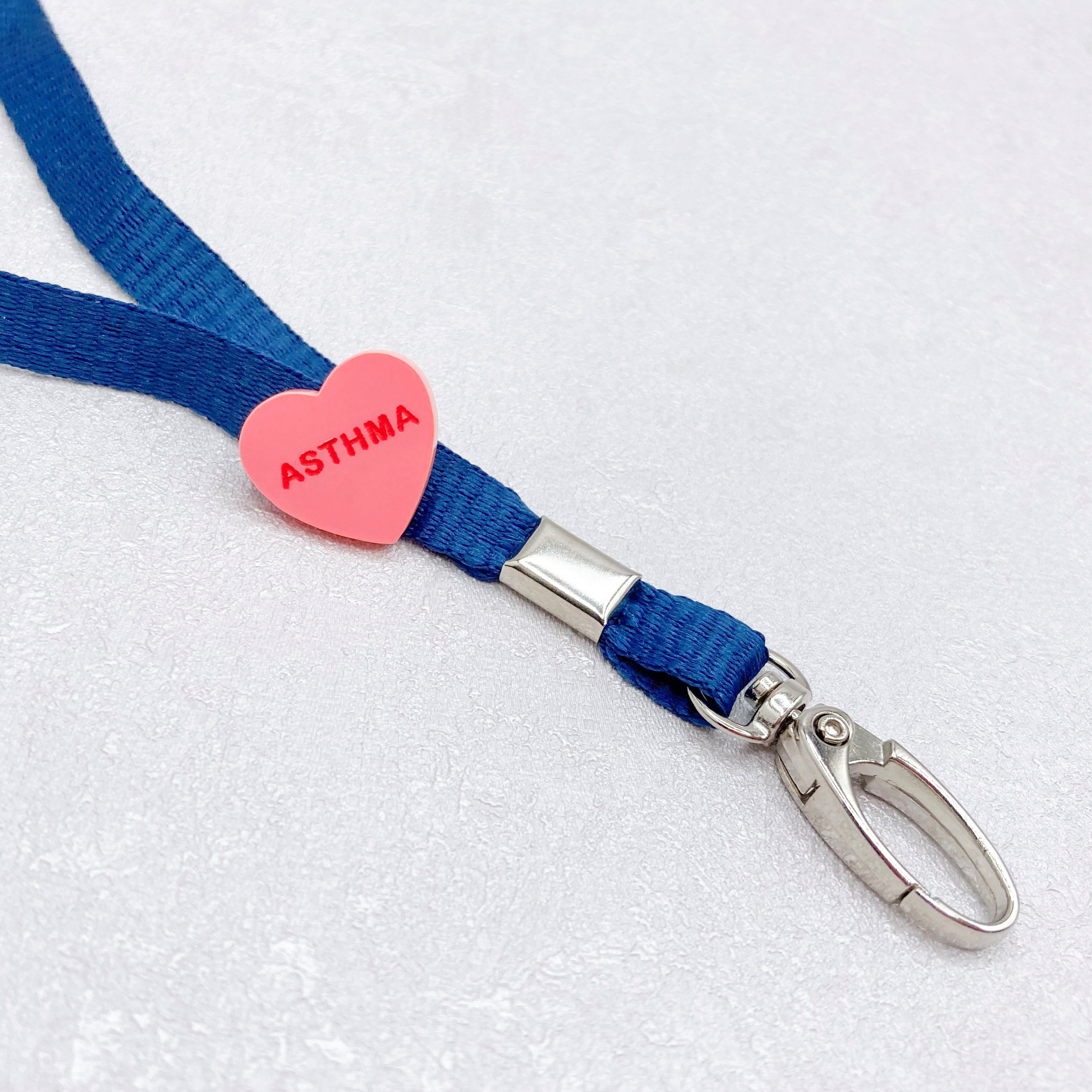 asthmatic awareness heart pin present idea