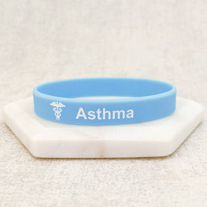 asthmatic wristbands sky unisex