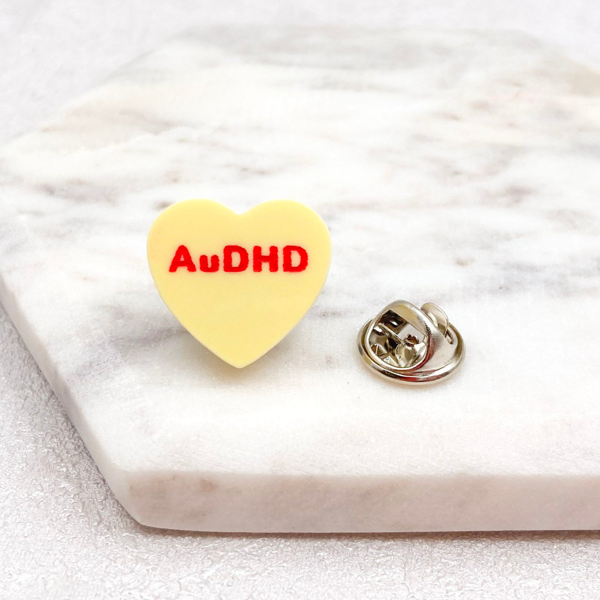 audhd awareness pin handmade gift