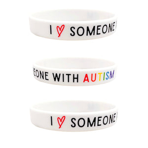 autism love wristband set of 3