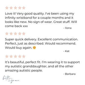 autism rainbow infinity wristband reviews uk
