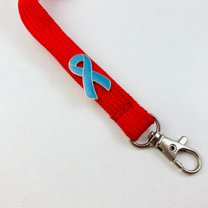 awareness ribbon pin for addisons lanyard