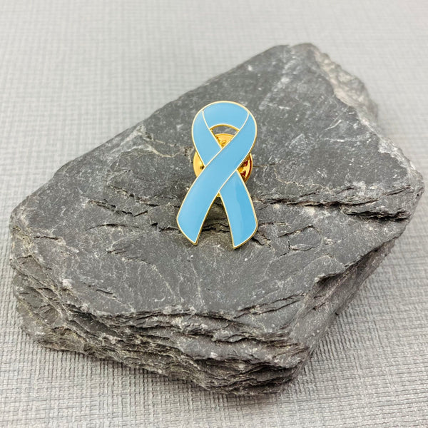 Awareness Ribbon Pin For Addisons - Light Blue - Butler and Grace Ltd