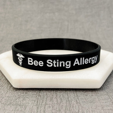bee sting allergy wristband medical alert