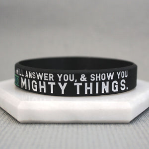 black band with white text against a light background