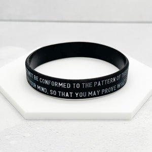 bible verse wristbands romans 12 2 bracelet