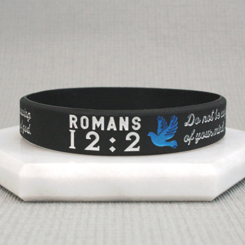 bible verse wristbands romans 12 2 religious