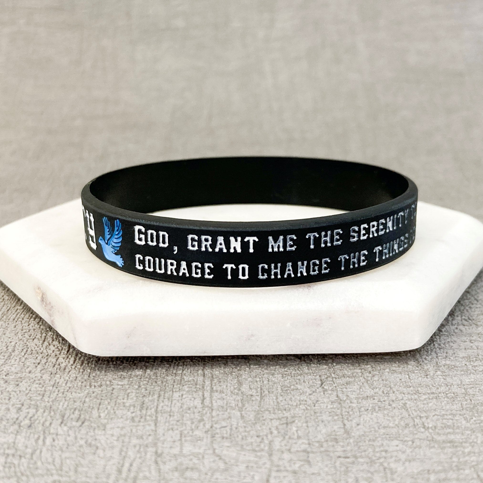 Silver serenity clearance prayer bracelet