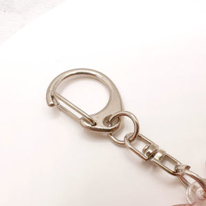 bisexual pride cat keychain clasp, perfect for bag charms