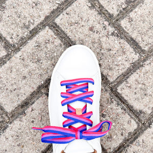 bisexual shoelaces bi flag laces