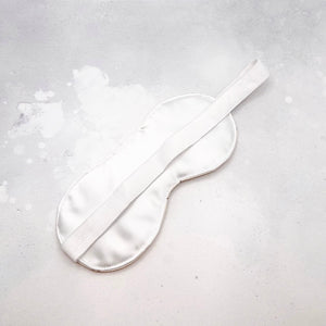 satin eye mask with elastic band