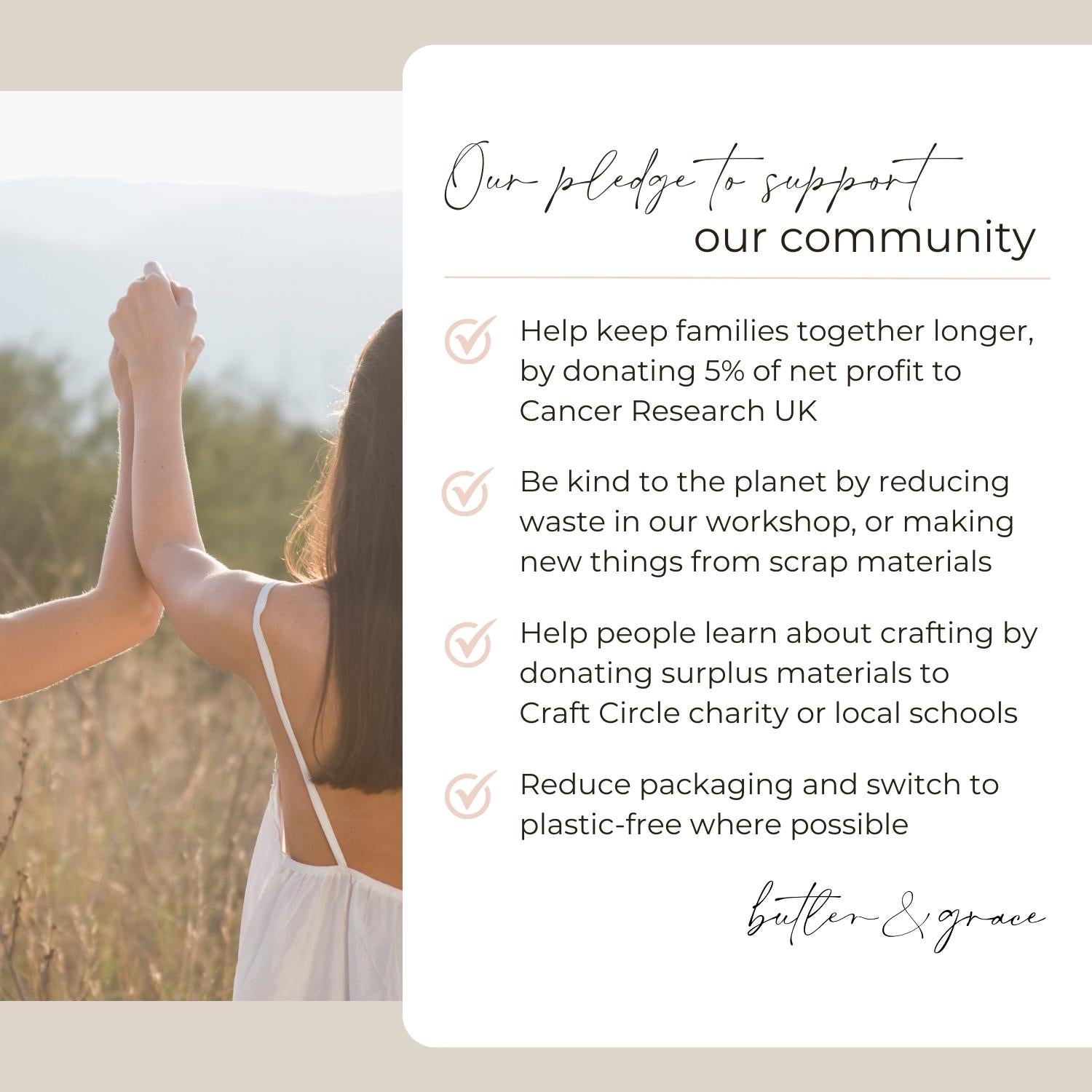 Butler & Grace community pledge