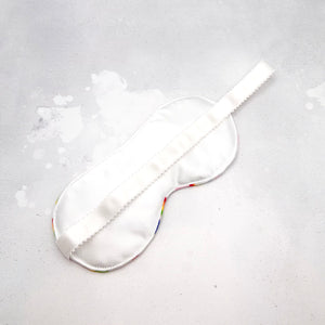 satin sleep mask with elastic band
