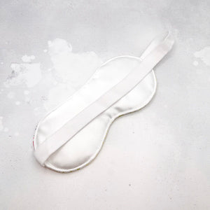 satin sleep mask with elastic band