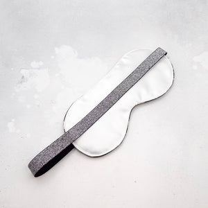 satin sleep mask with elastic band