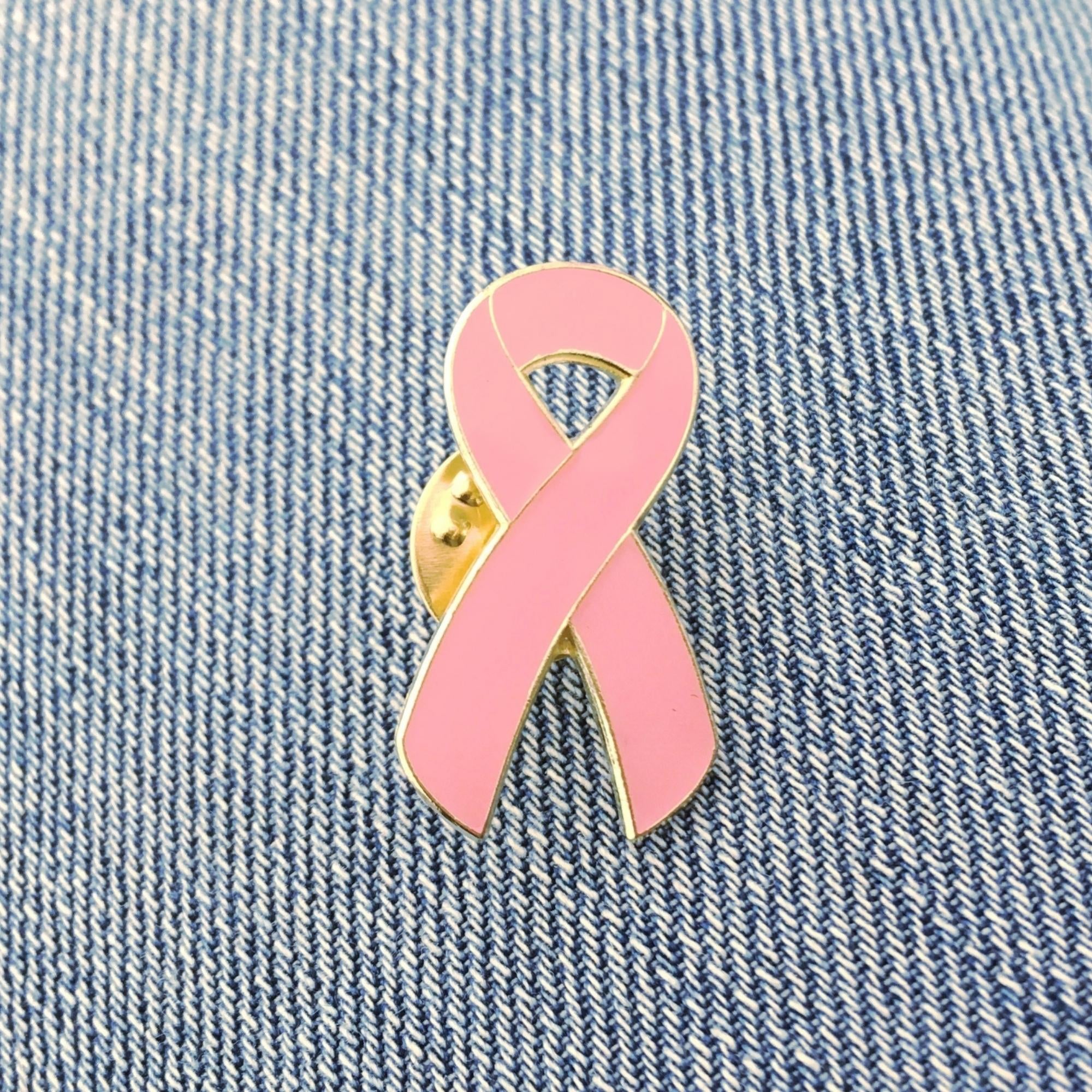 breast cancer awareness ribbon pin survivor support