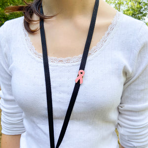 breast cancer awareness ribbon pin women ladies