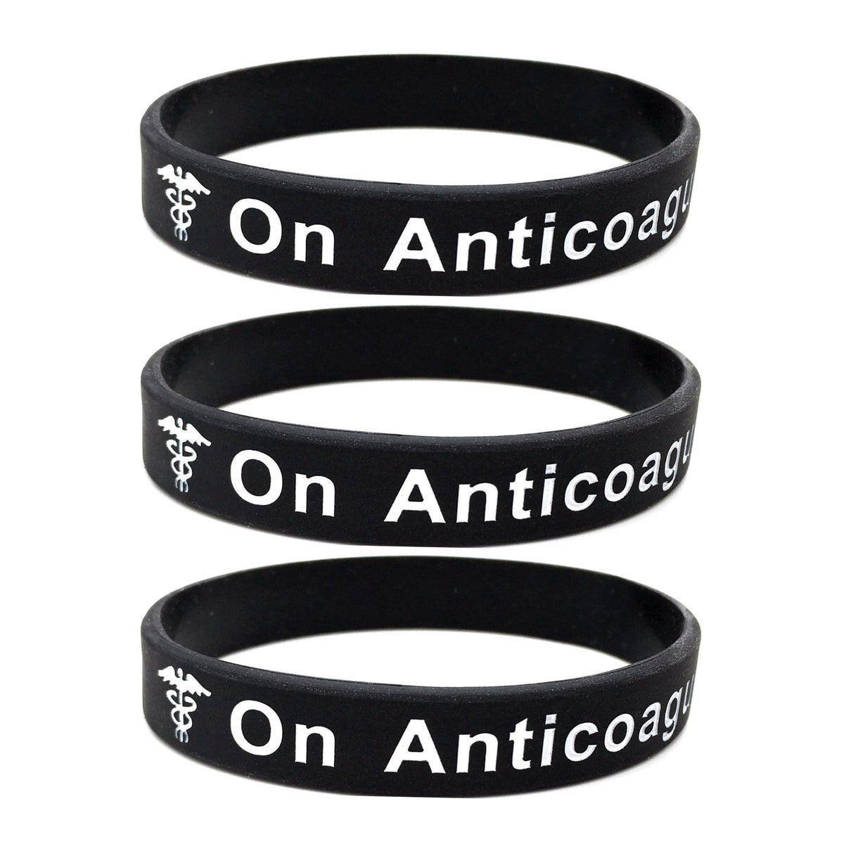 casual anticoagulant medical band set of 3