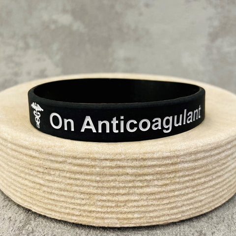 casual anticoagulant medical band wristband silicone