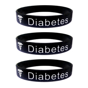 casual diabetes wristband set