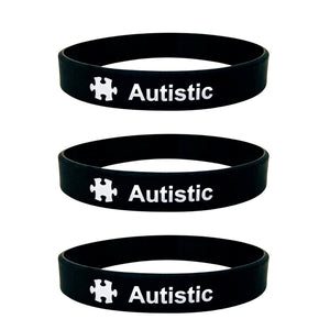 casual unisex wristband for autism set