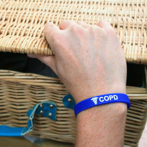 copd wristbands blue royal men