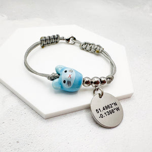 cute coordinates bracelet for girls handmade