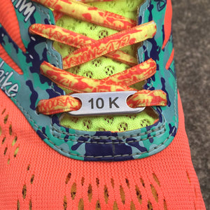 distance shoe tags 10k laces