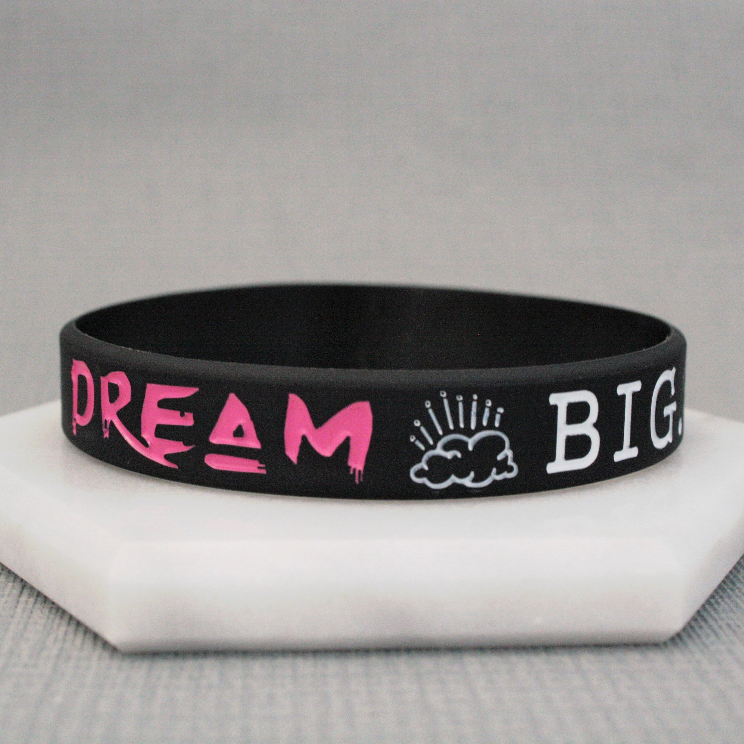 dream big inspirational band silicone wristband