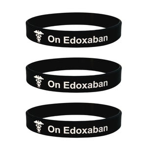 edoxaban medical wristband set