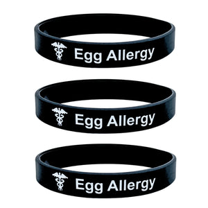 egg allergy wristband set