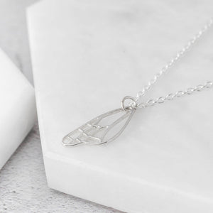fibromyalgia butterfly necklace sterling silver