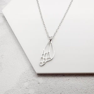 fibromyalgia butterfly necklace wing jewellery