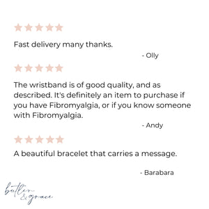 5 star product reviews for fibromyalgia wristband