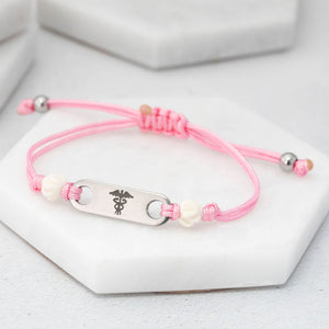 girls diabetes bracelet personal jewellery