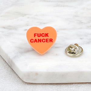heart pin badges for cancer kidney leukemia gift