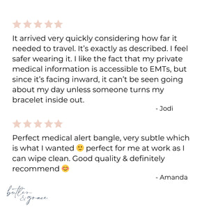 hidden message medical wristband reviews uk