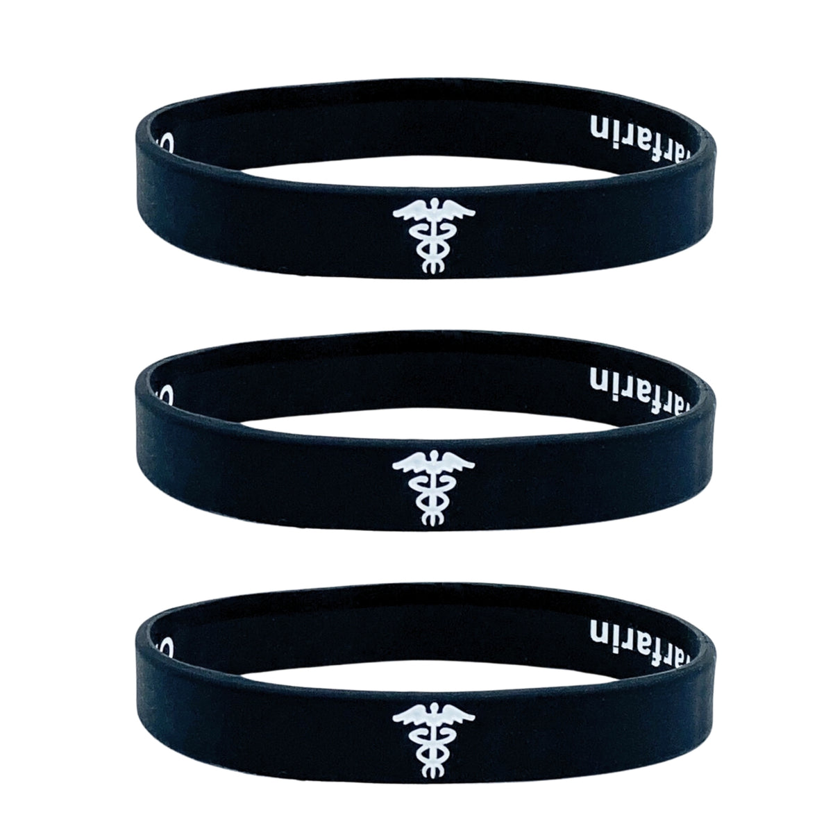 hidden message warfarin wristband set