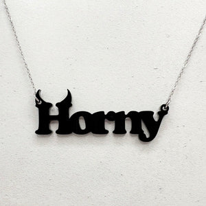 horny necklace funny gift pride